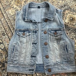 American Eagle jean vest